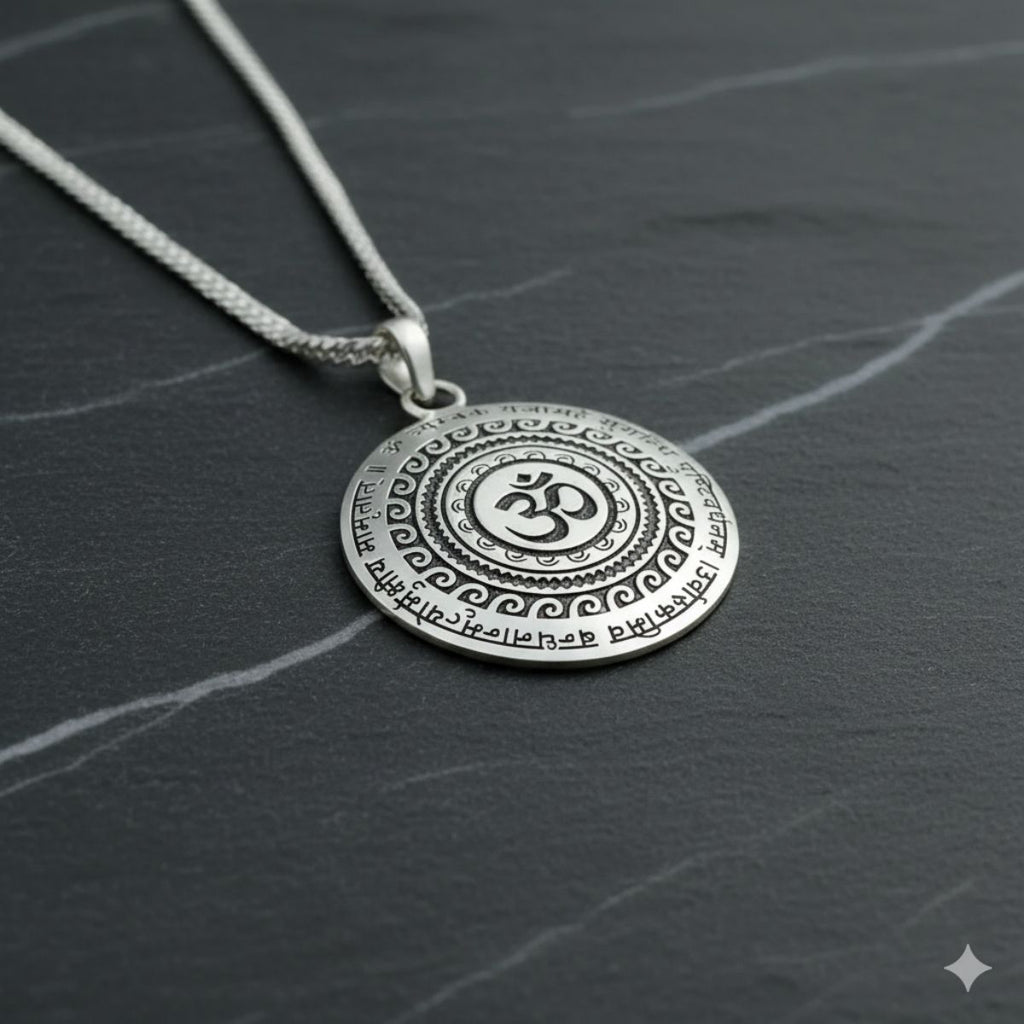 OM Mantra Stainless Steel Pendant: Daily Protection, Peace & Divine Energy 🔱🙏