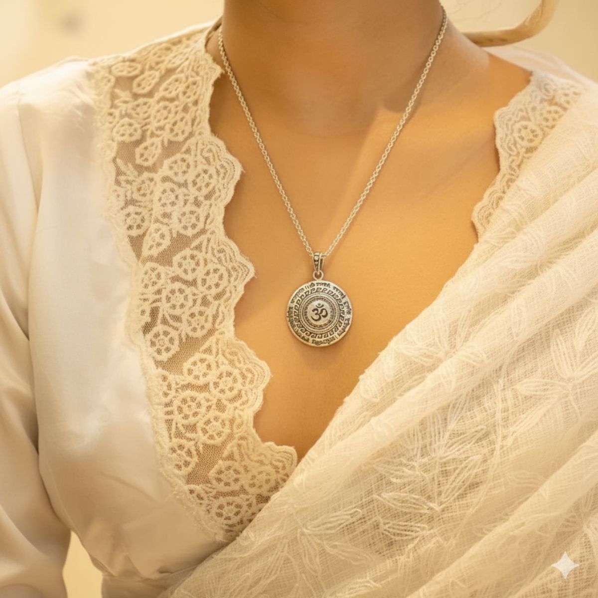 OM Mantra Stainless Steel Pendant: Daily Protection, Peace & Divine Energy 🔱🙏