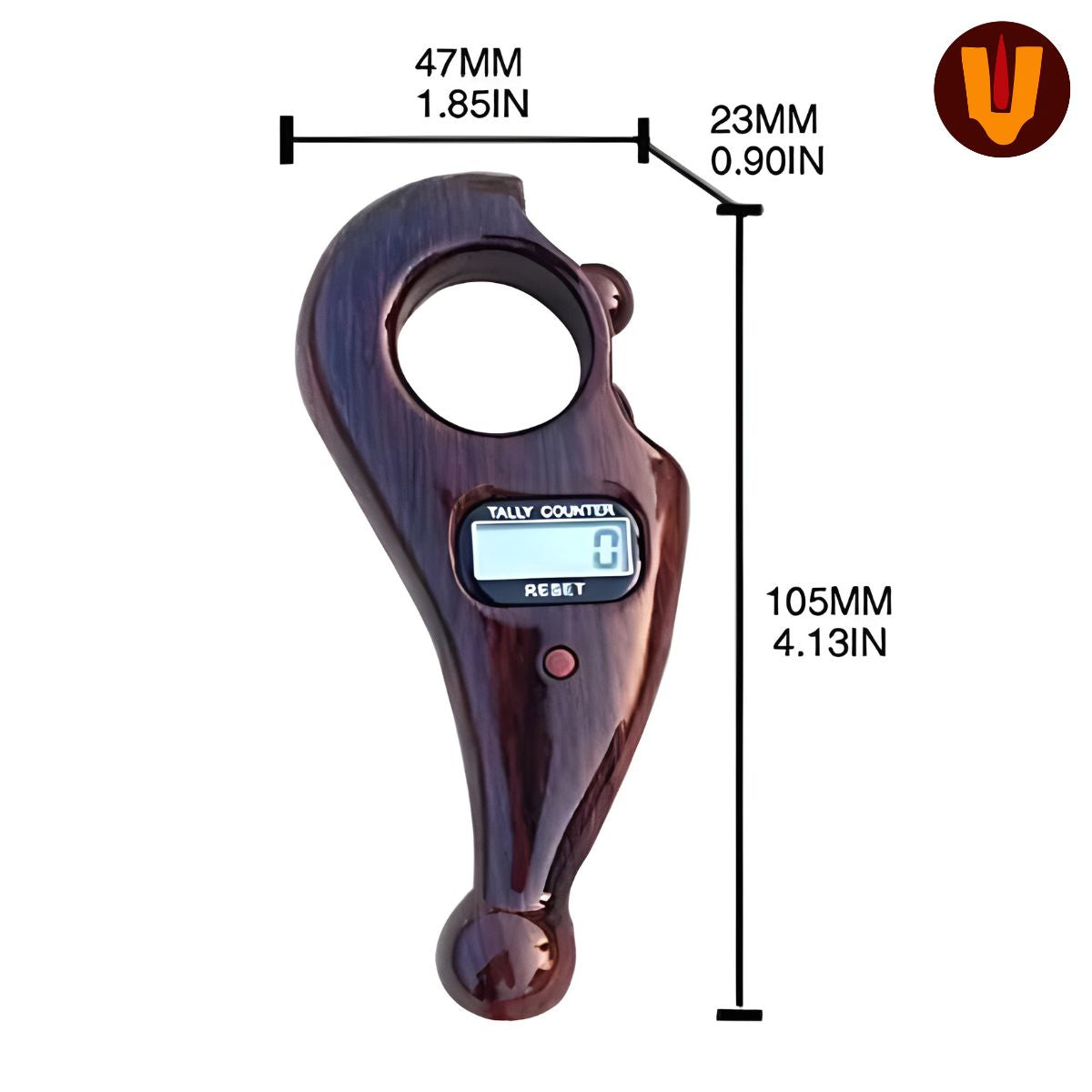 Mangalam® Manual Finger Rotating Digital Tally Counter: 5-Channel, No-Battery, Easy Counting Machine 🔢👍