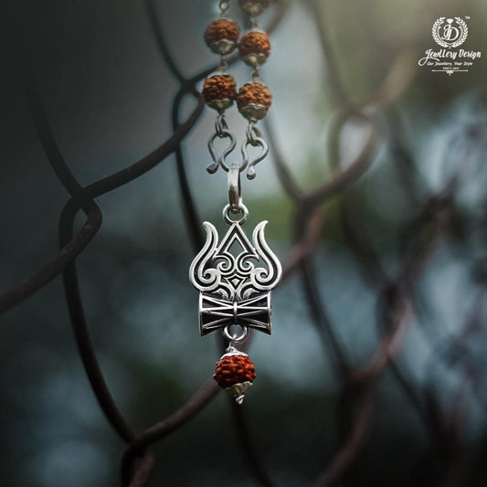 Trishul, Damru & Rudraksha Pendant (Blessing & Protection): Abhimantrit