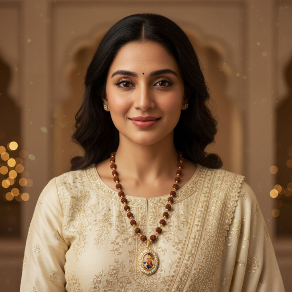 Premanandji Maharaj Energized Rudraksha Mala: For Peace, Protection & Daily Divine Blessings 🙏