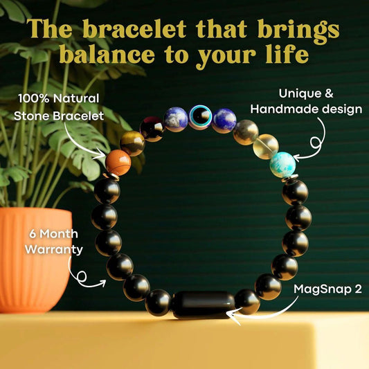 Super 9 Chakra Bracelet: Energy Balance & Spiritual Harmony