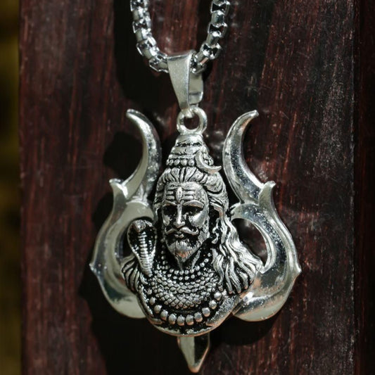 Shiv Trishul Pendant with Chain: Lord Shiva’s Divine Protection 🔱