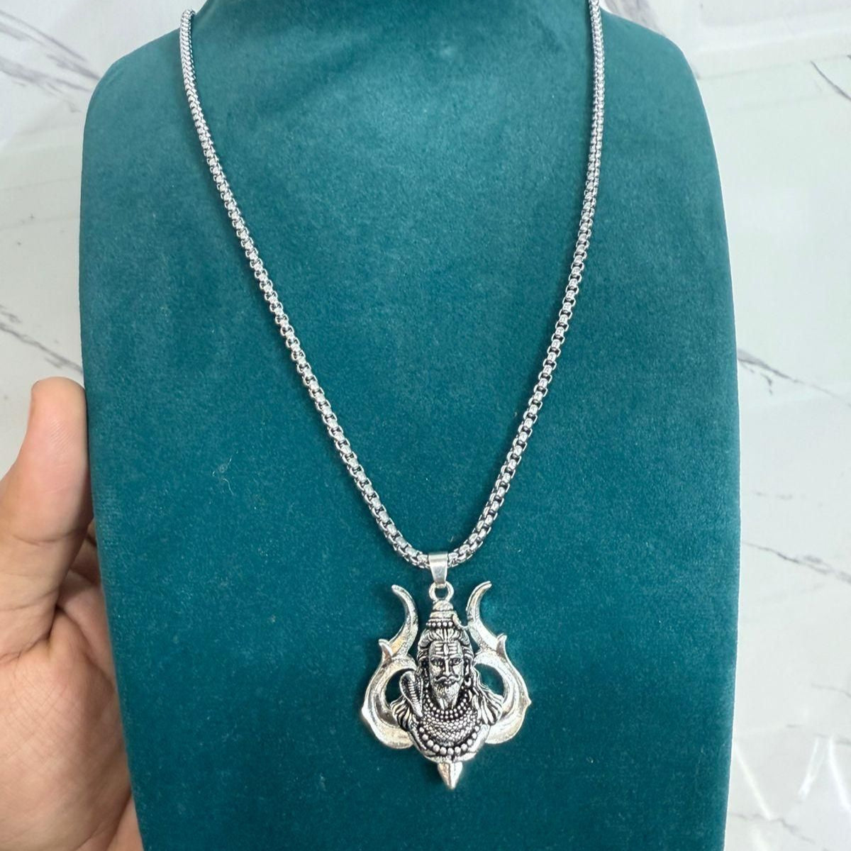 Shiv Trishul Pendant with Chain: Lord Shiva’s Divine Protection 🔱