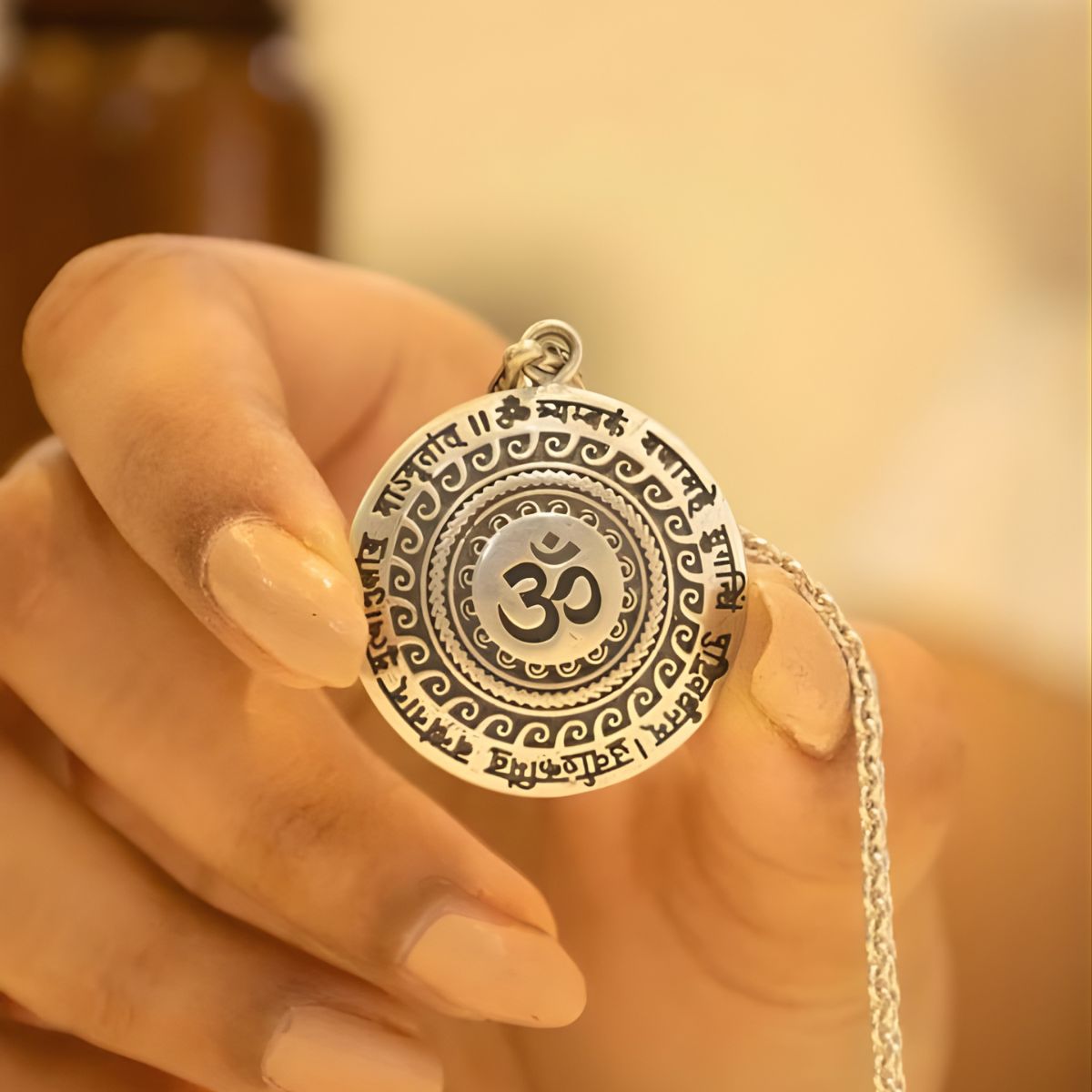 OM Mantra Stainless Steel Pendant: Daily Protection, Peace & Divine Energy 🔱🙏