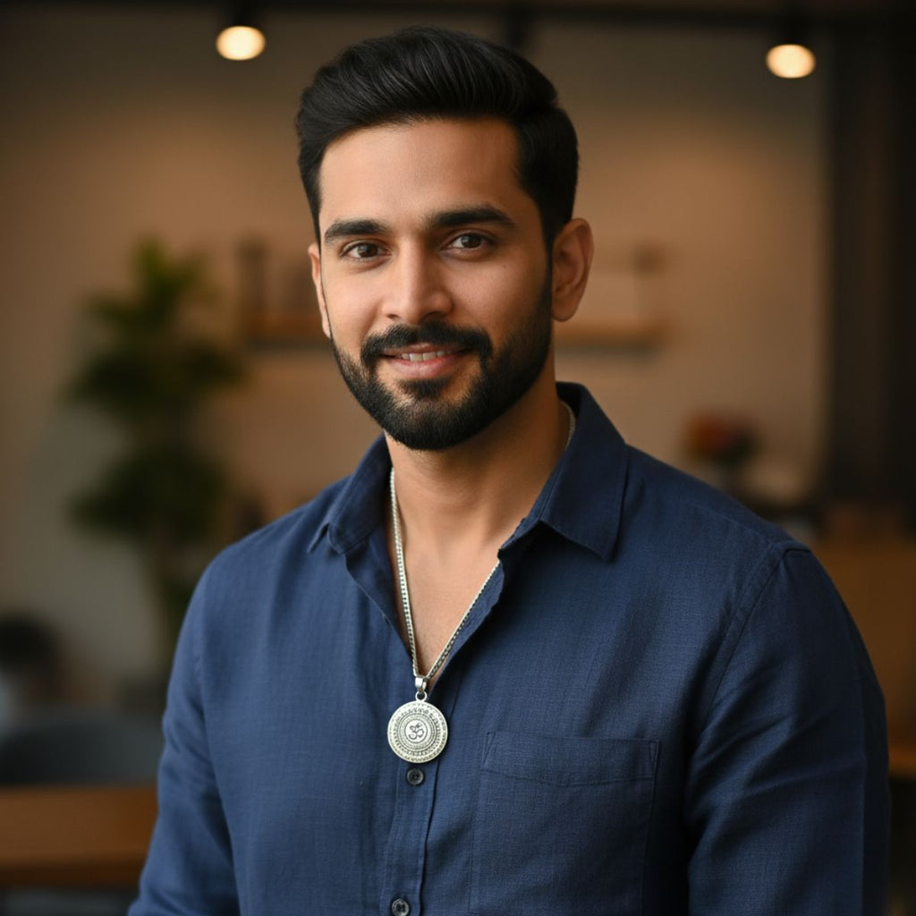 OM Mantra Stainless Steel Pendant: Daily Protection, Peace & Divine Energy 🔱🙏