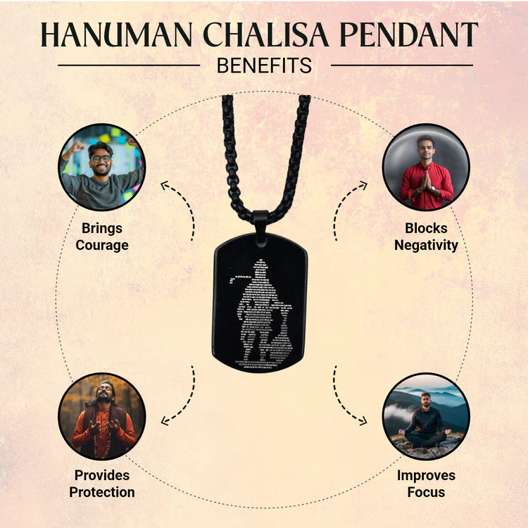 Shree Hanuman Chalisa Kavach Pendant: Spiritual Armor for Modern Life 🕉️